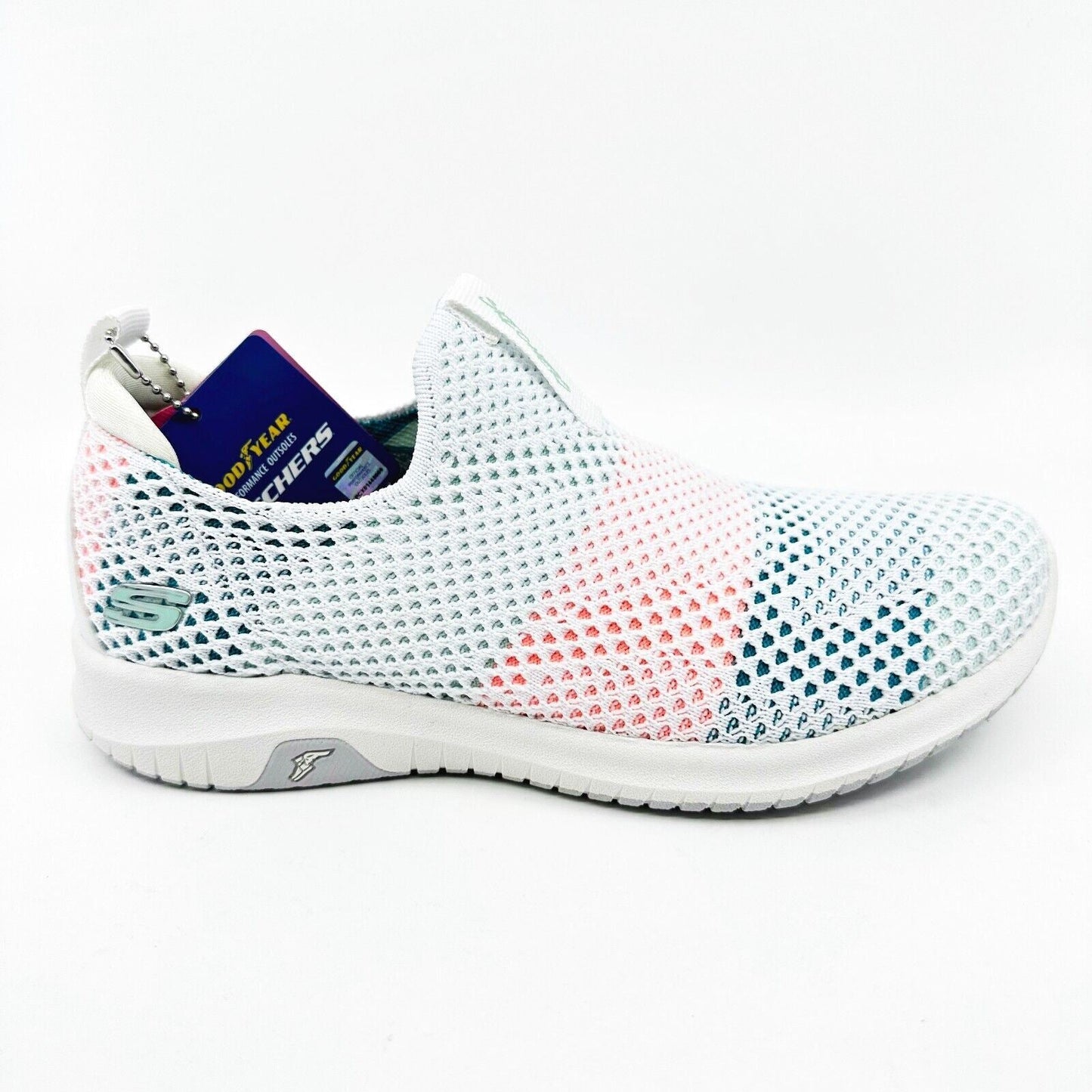 Skechers Ultra Flex Prime Wondrous Gain White Multi Womens Size 5.5