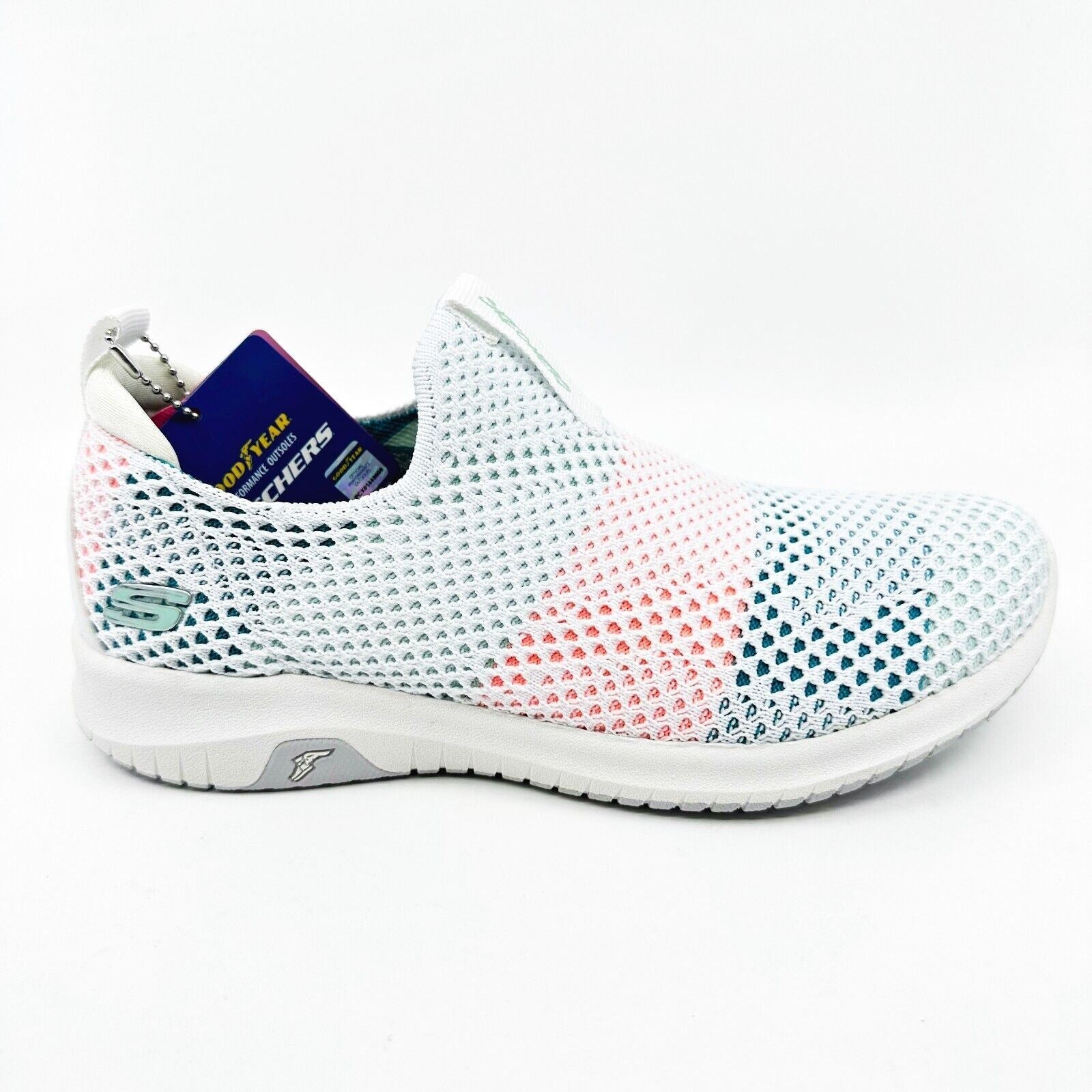 Skechers Ultra Flex Prime Wondrous Gain White Multi Womens Size 5.5