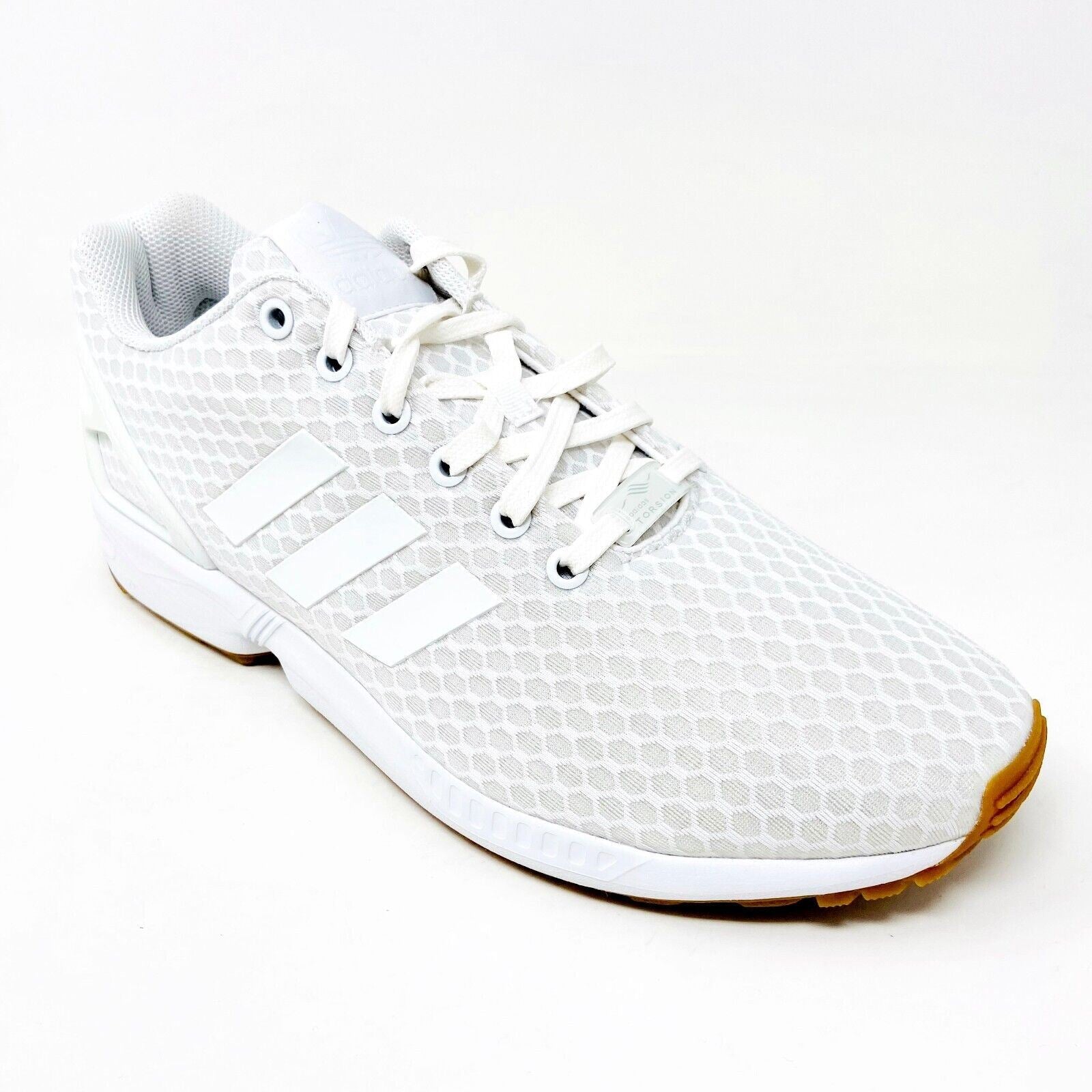 Adidas Originals ZX Flux Torsion White Gum Mens Running Shoes S79931