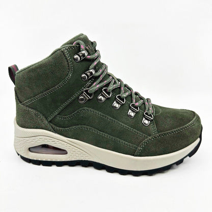Skechers Uno Rugged Olive Green Womens Size 6.5 Hiker Sneakers