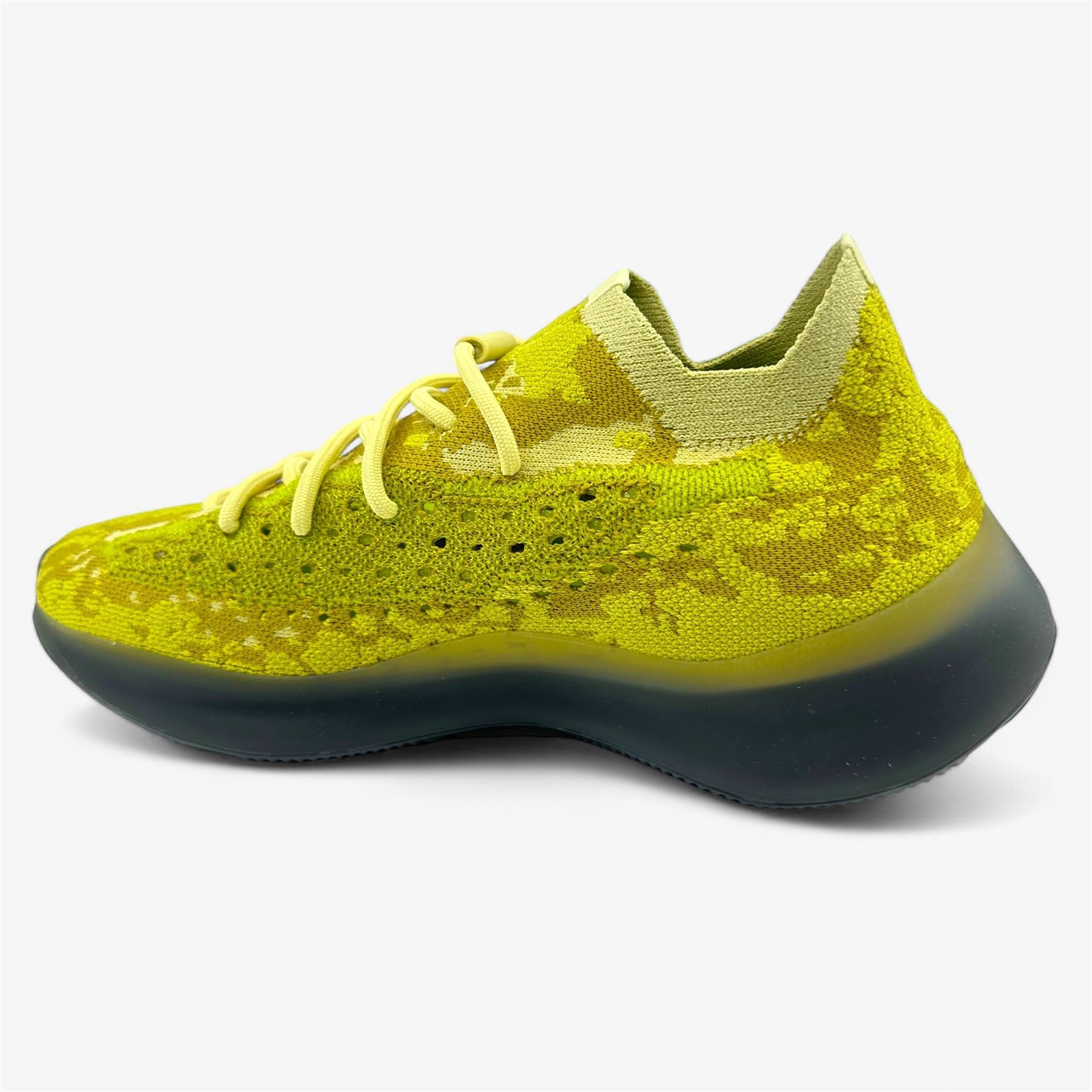 Yeezy Boost 380 Hylte Glow Green Mens Athletic Sneaker