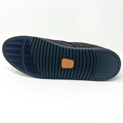 Clae Ellington Umber Waxed Suede Mens Premium Casual Sneakers