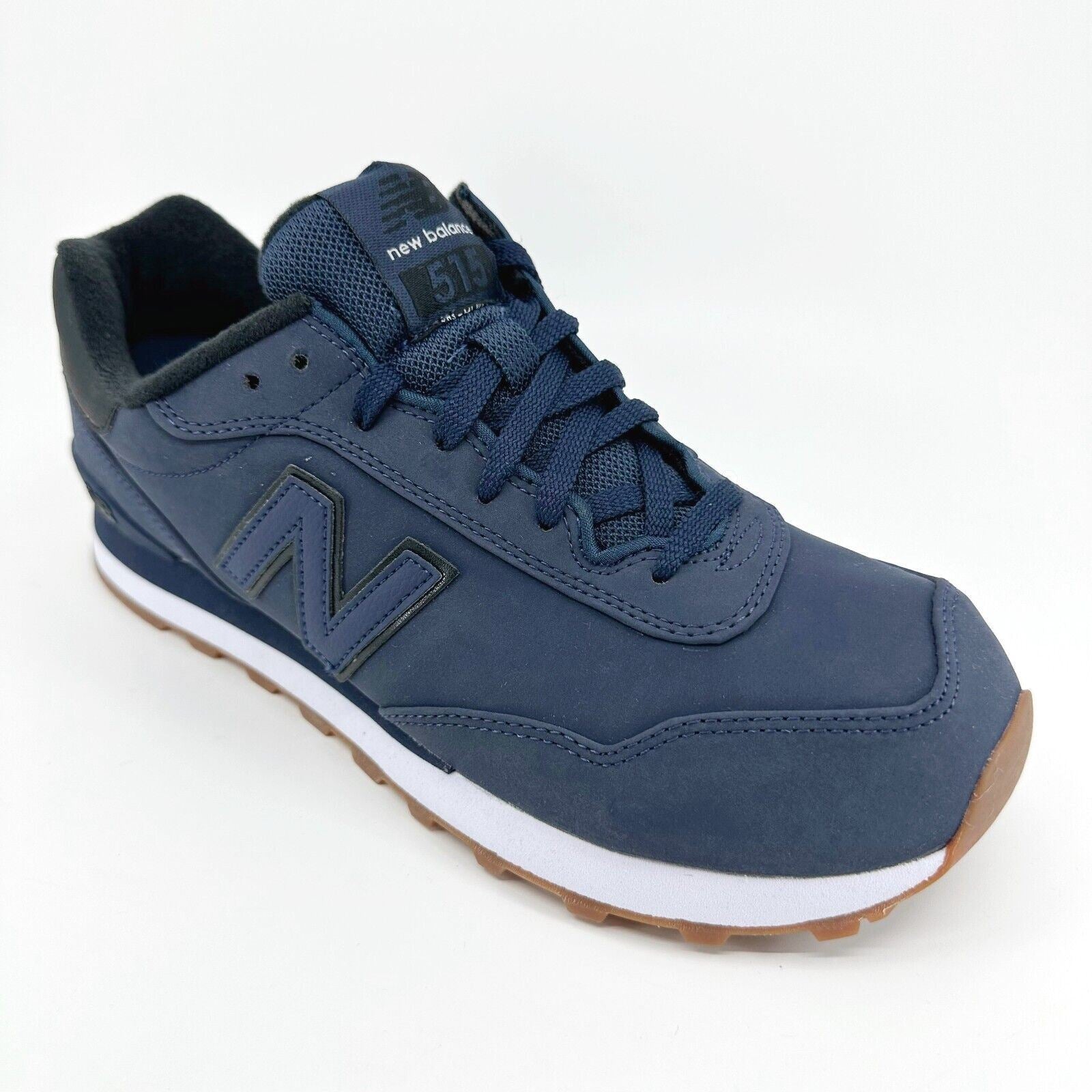 New Balance 515 Classics Navy Blue Gum Suede Mens Sneakers ML515TNB