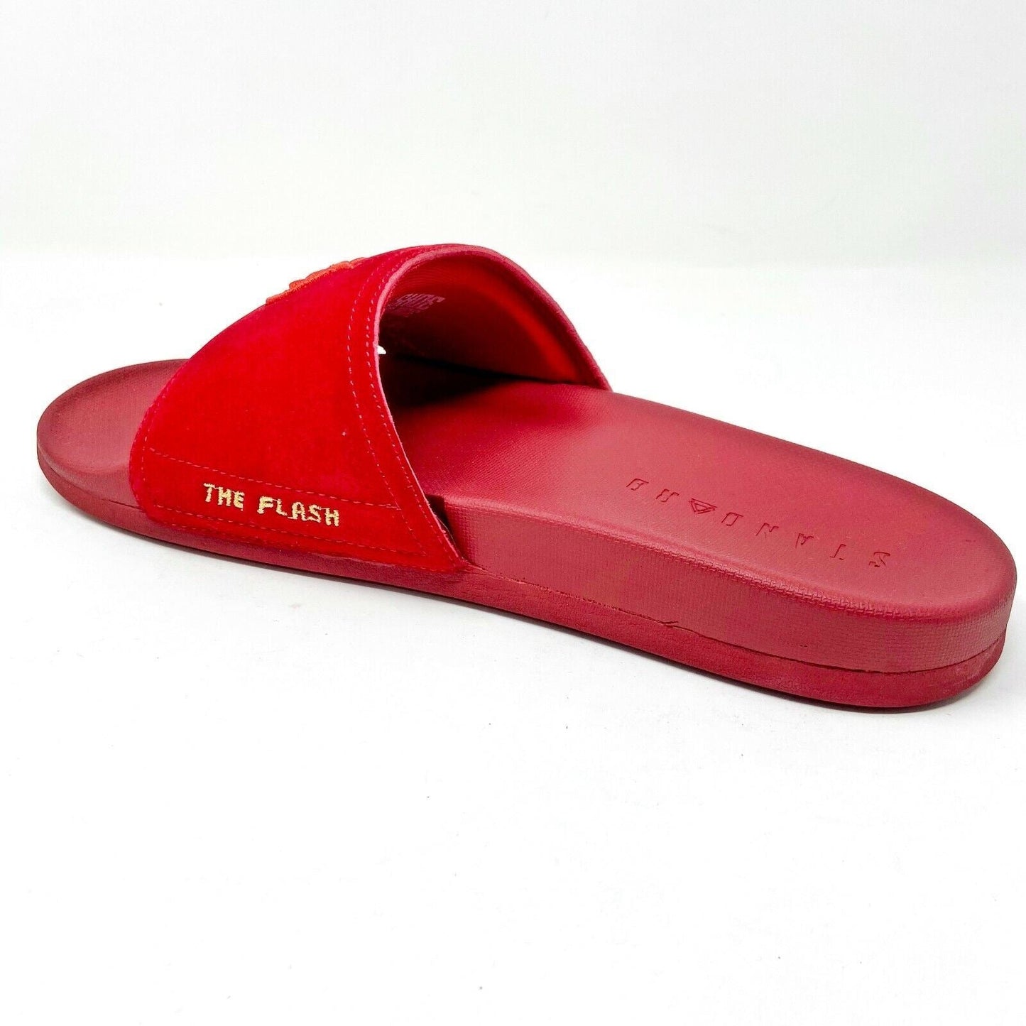 STNDRD Standard Monaco Justice League DC Comics Flash Red Mens Slides Sandals
