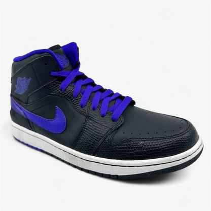 Jordan Air Jordan 1 Retro 86 Black Dark Concord White Mens Athletic Sneaker
