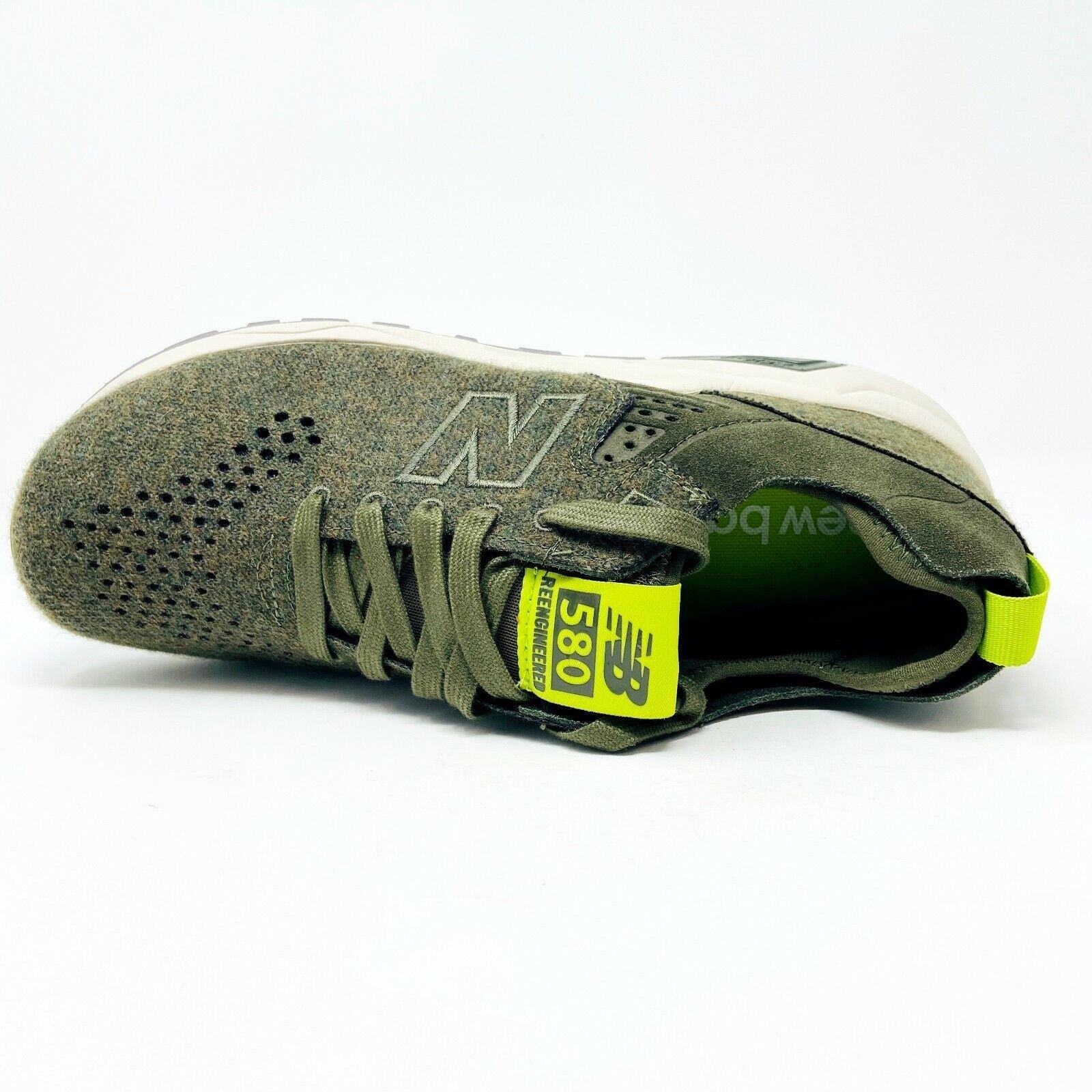 New Balance 580 Classics Retro Wool Olive Green Mens Sneakers MRT580DF