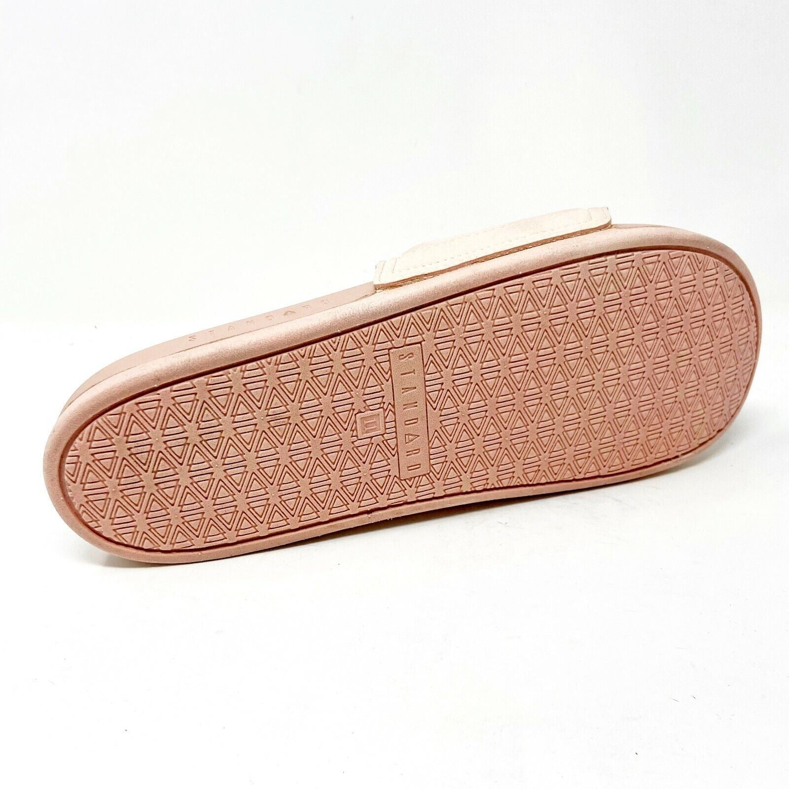 STNDRD Standard Los Angeles Monaco Suede Pink Mens Slide Sandals