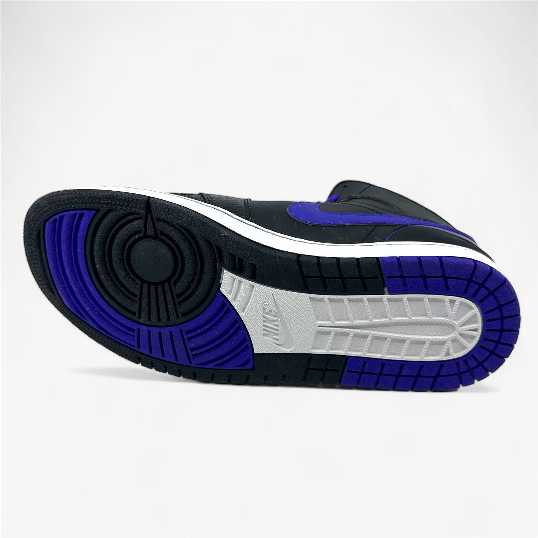 Jordan Air Jordan 1 Retro 86 Black Dark Concord White Mens Athletic Sneaker