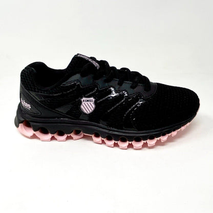 K-Swiss Tubes Comfort 200 Black Cherry Blossom Womens Wide Sneakers 97112 056 W