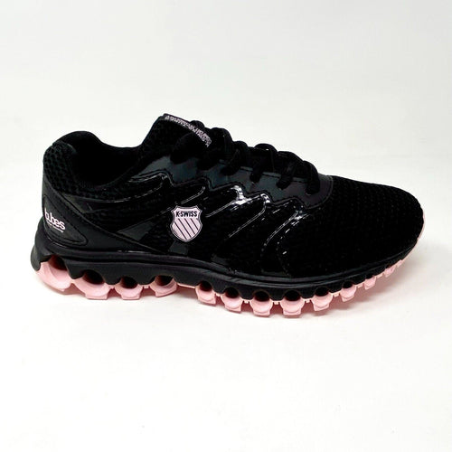 K-Swiss Tubes Comfort 200 Black Cherry Blossom Womens Wide Sneakers 97112 056 W