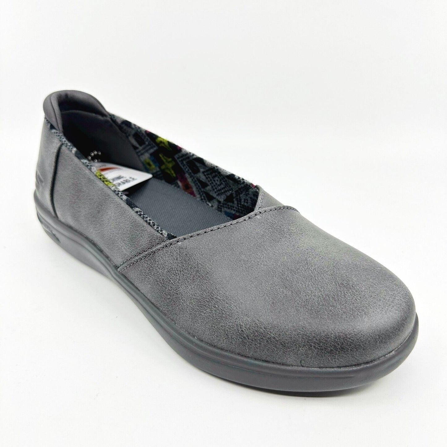 Skechers Arch Fit Uplift Core Roots Charcoal Womens Size 6.5 Slip On Shoes