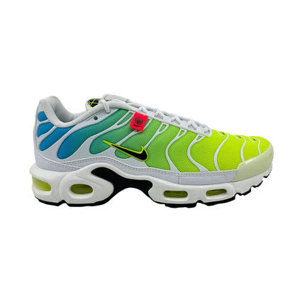 Nike Air Max Plus Worldwide White Black Blue Volt Mens Athletic Sneaker