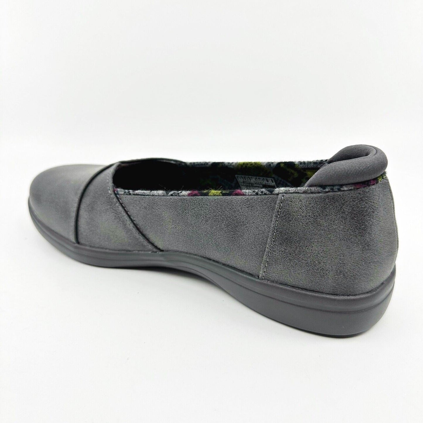 Skechers Arch Fit Uplift Core Roots Charcoal Womens Size 6.5 Slip On Shoes