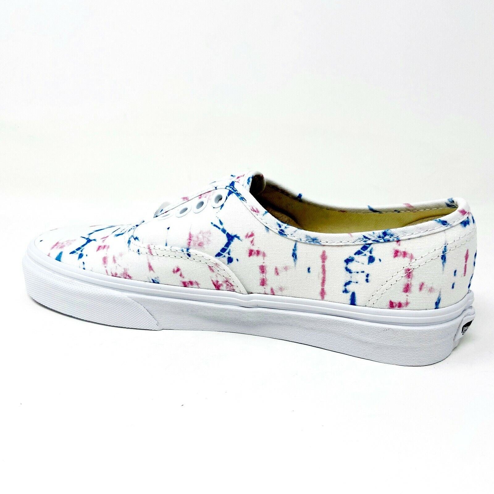 Vans Madewell Authentic Stained True White Tie Dye Womens Casual Shoes