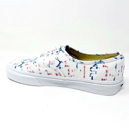 Vans Madewell Authentic Stained True White Tie Dye Womens Casual Shoes