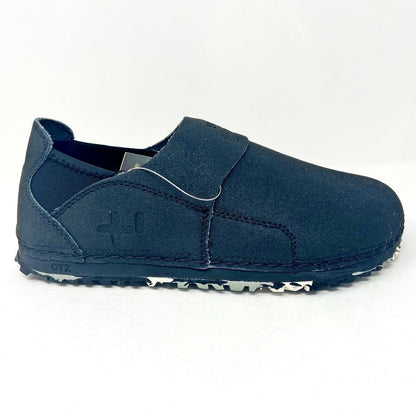 OTZ Shoes Moc MV Leather Radial Duo Black Vibram Womens Slip On Shoes 94117 071