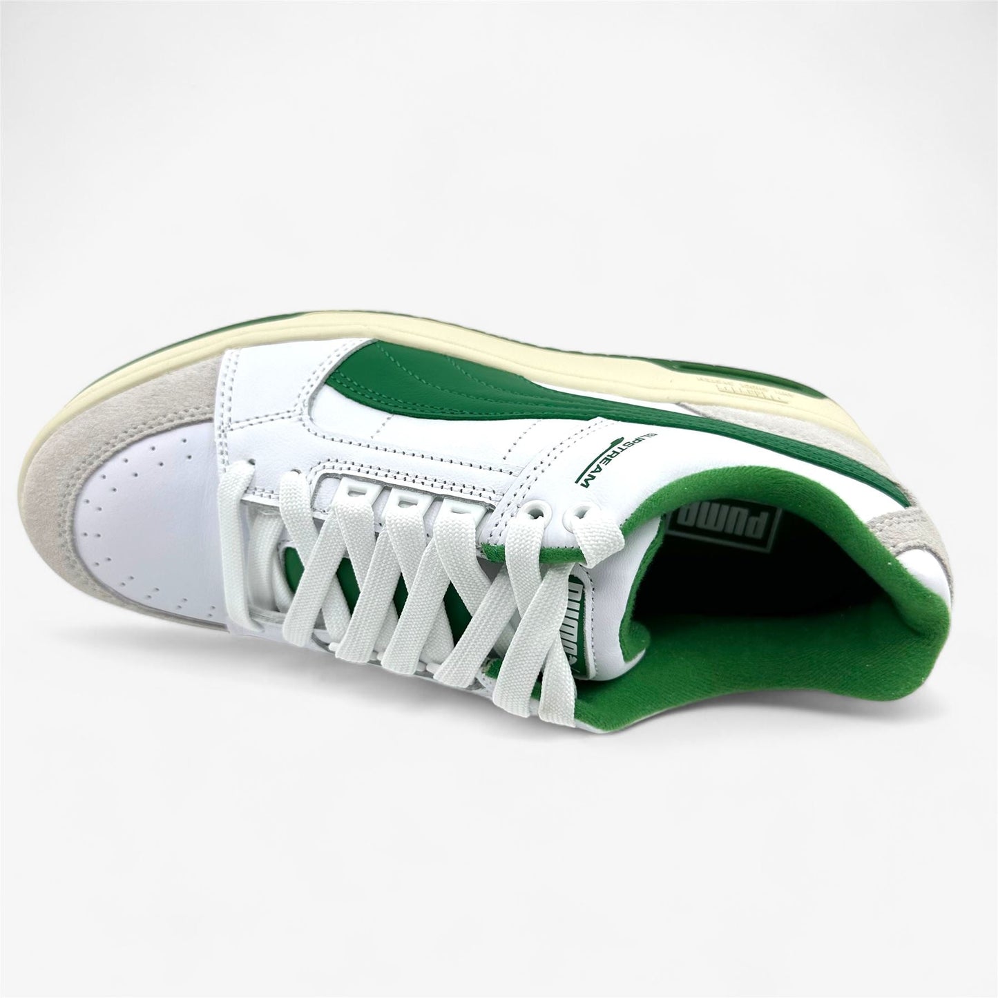 PUMA Slipstream Lo Retro White Amazon Green Mens Athletic Sneaker