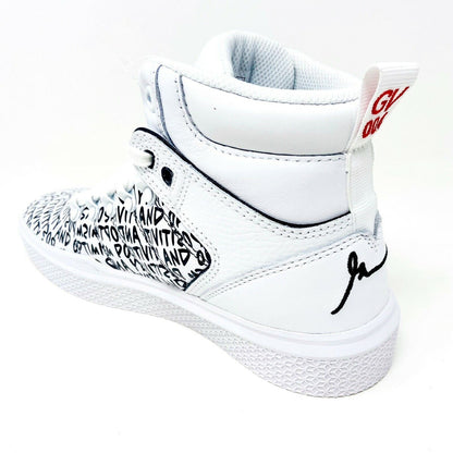 K Swiss x Gary Vee 004 Mid White Black Positivity & Optimism Womens Size 9.5