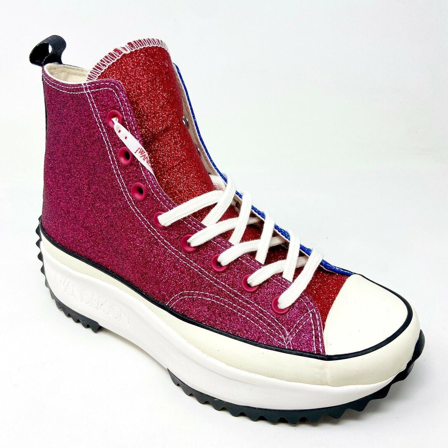 Converse Run Star Hike Hi JW Anderson Glitter Multicolor Mens Sneakers 164842C
