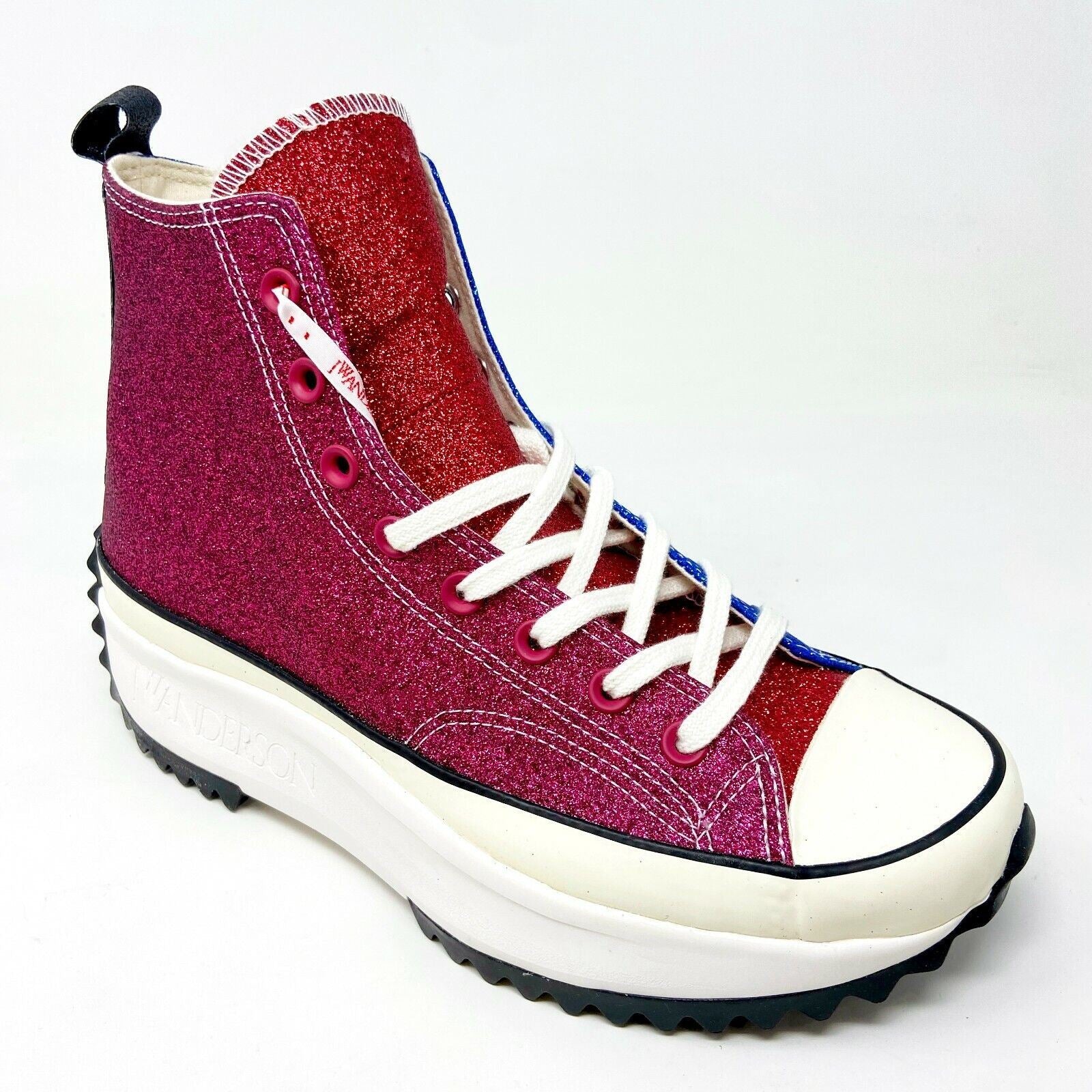 Converse Run Star Hike Hi JW Anderson Glitter Multicolor Mens Sneakers 164842C