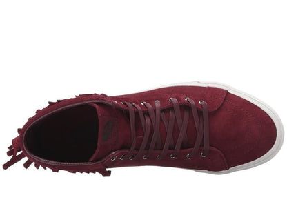 VANS Sk8 Hi Moc (Suede) Port Royale White Womens Size 10 Sneakers