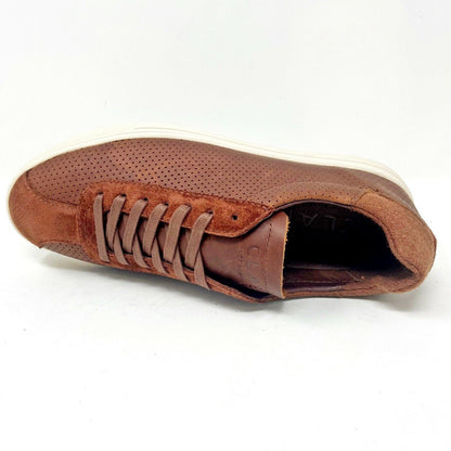 Clae Noah Chestnut Oiled Leather Mens Size 7 Premium Sneakers