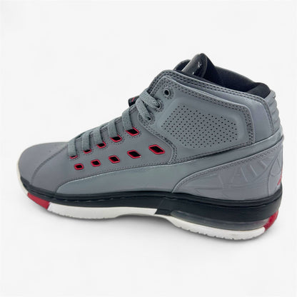 Jordan Ol' School Cool Grey Gym Red Black White Mens Size 10.5 Athletic Sneaker