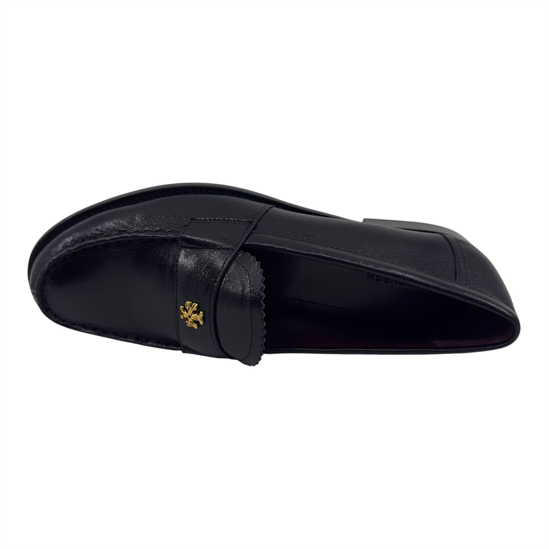 Tory Burch Classic Loafer Perfect Black Womens Casual Goat Leather Loafer
