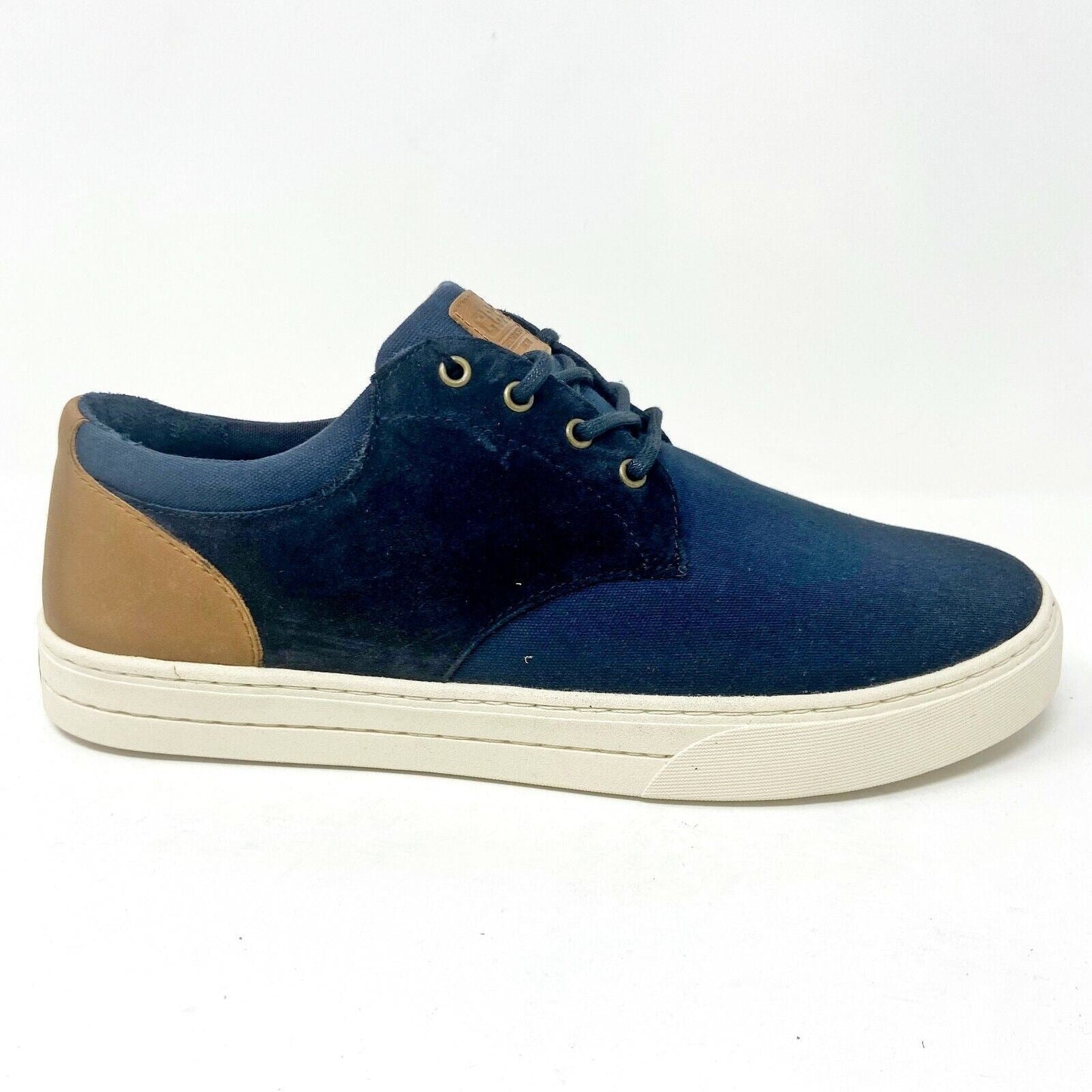 Clae Rogers Deep Navy Canvas Mens Casual Sneakers