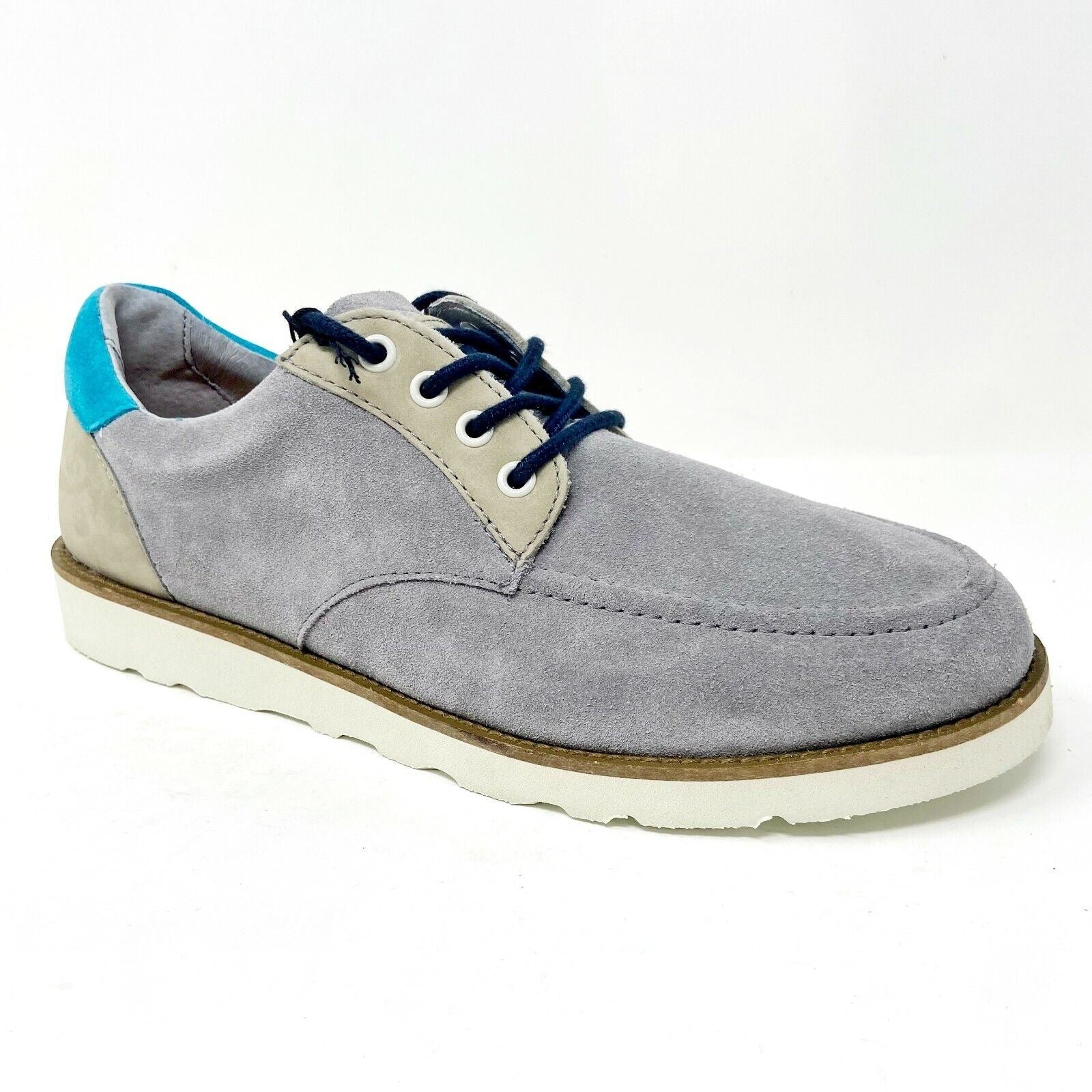 Clae Nicholson Concrete Suede Vibram Gray Mens Casual Sneakers