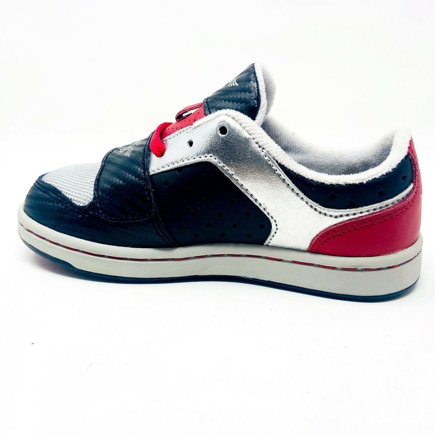 Creative Recreation Cesario Lo Black Silver Red Youth Kids Sneakers