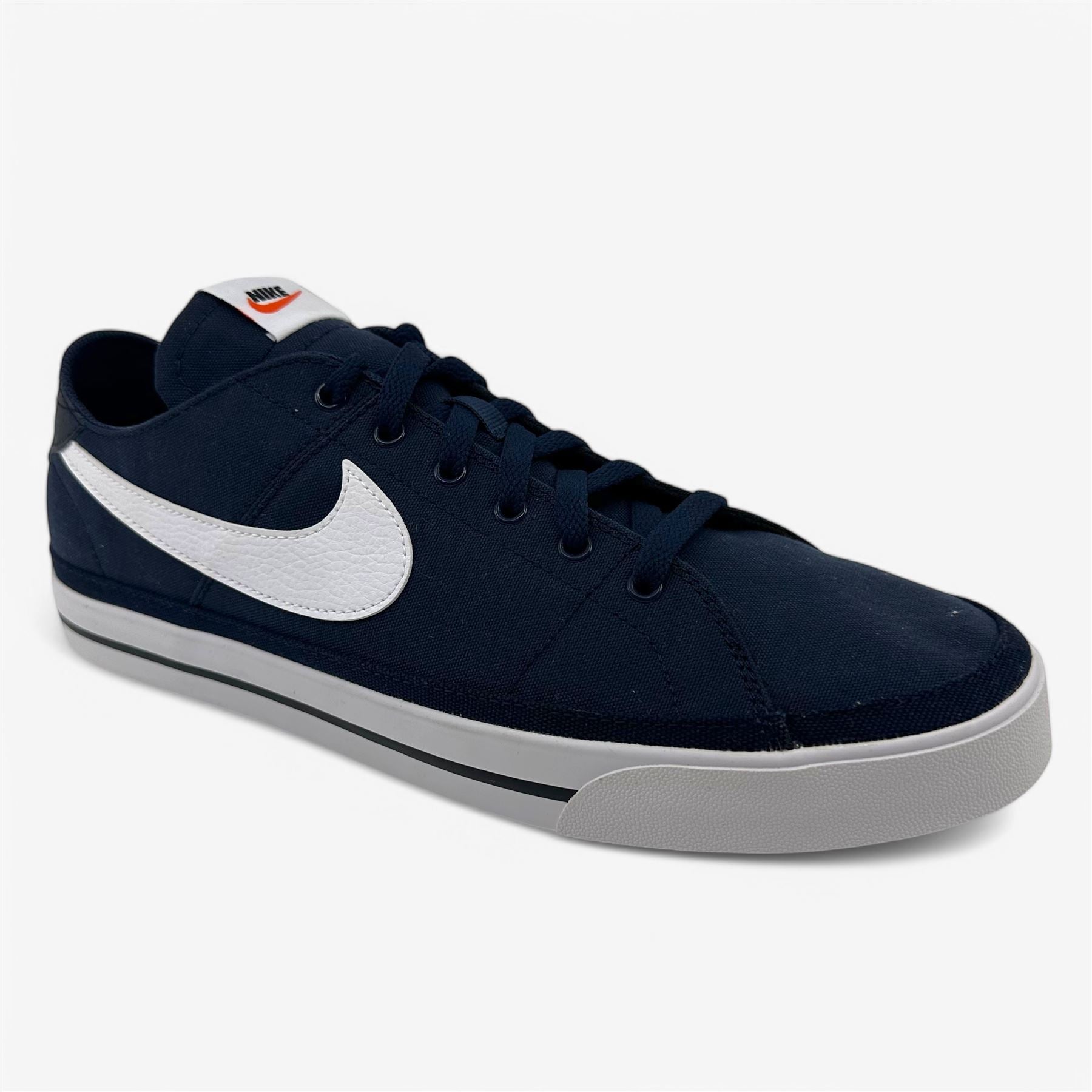 Nike Court Legacy Canvas Obsidian White Black Mens Size 13 Athletic Sneaker