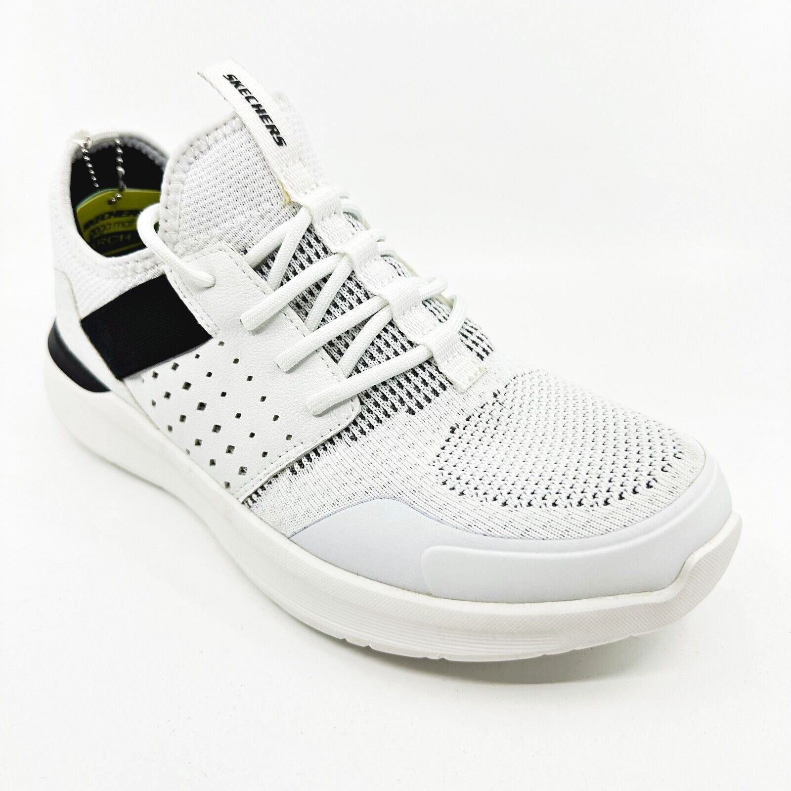Skechers Streetwear Lattimore Protero White Black Mens Size 7.5 Sneakers