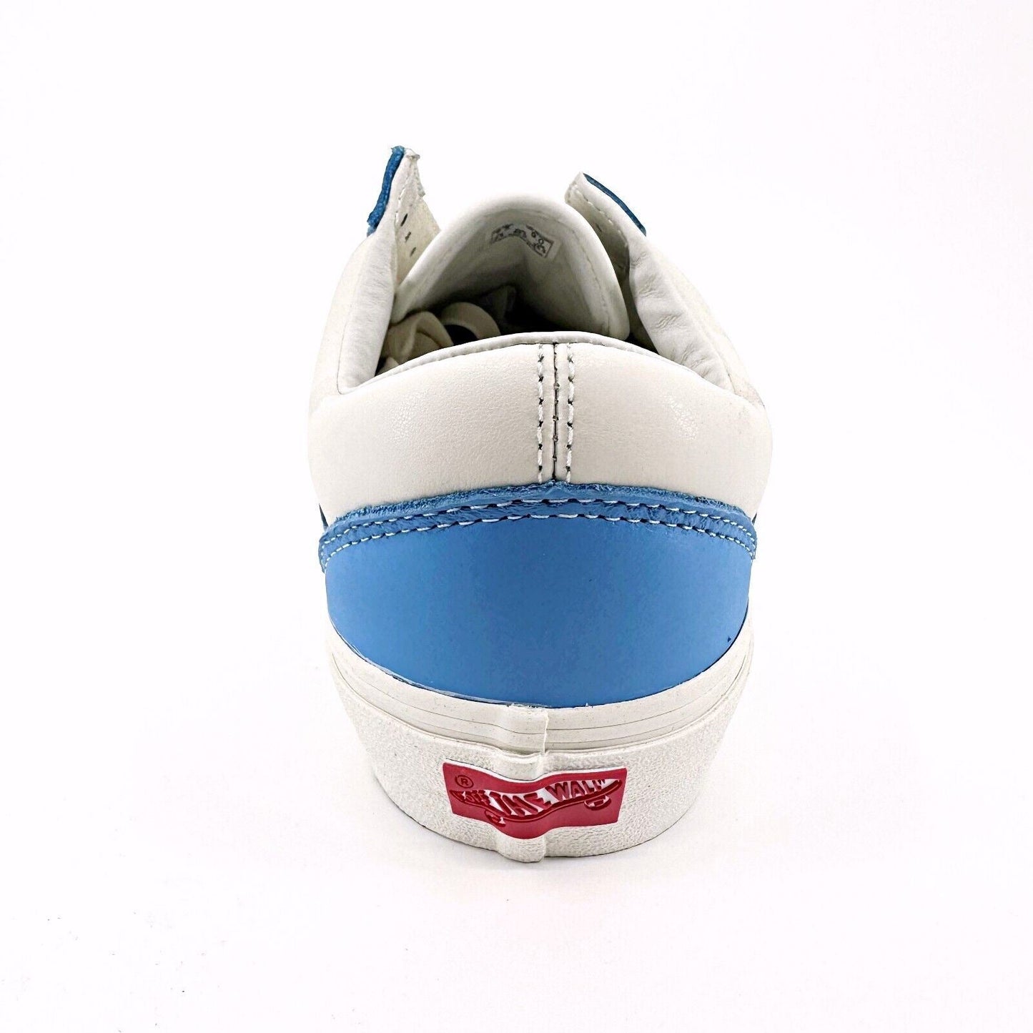 Vans Vault Old Skool VLT LX (Leather) Bonnie Blue Marshmallow Mens Sneakers