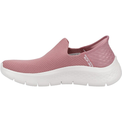Women's Wide Fit Skechers Slip-ins 124820 Go Walk Flex Sunset Trainers