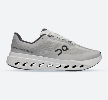 Women's Wide Fit On Cloudsurfer Next Wide Training Shoes - Glacier/White
