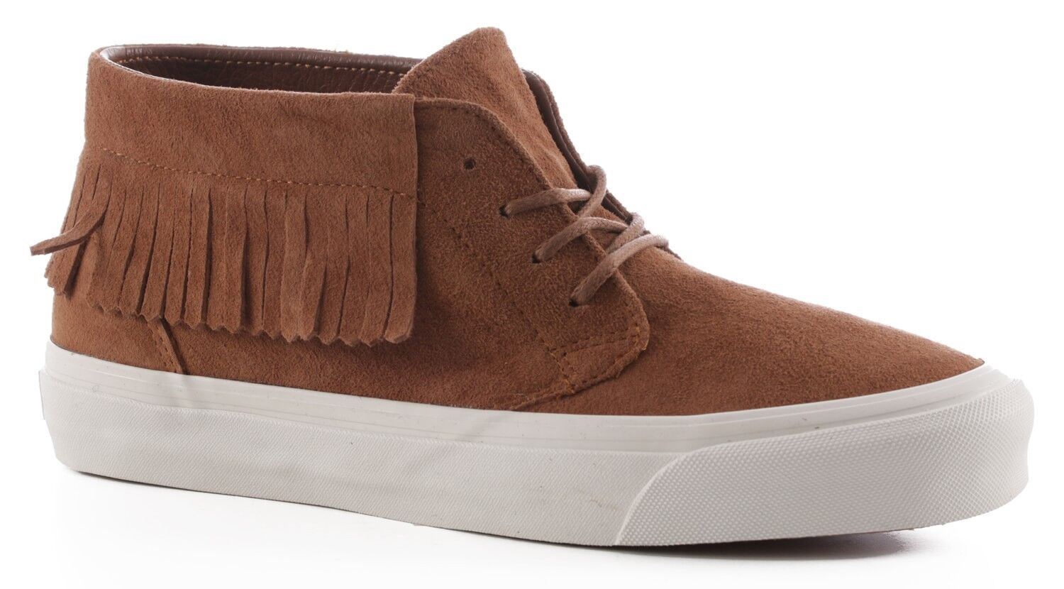VANS Chukka Moc DX (Suede) Bison Brown White Suede Mens Size 8.5