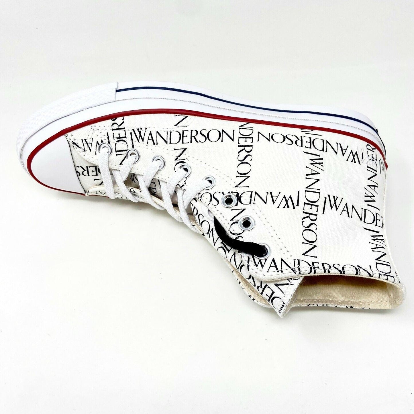 Converse Chuck 70 Hi Grid JW Anderson White Black Insign Mens Sneakers 160808C