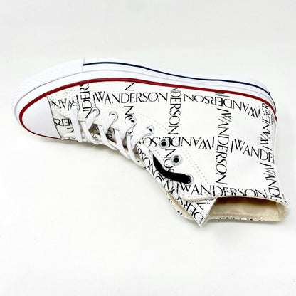 Converse Chuck 70 Hi Grid JW Anderson White Black Insign Mens Sneakers 160808C