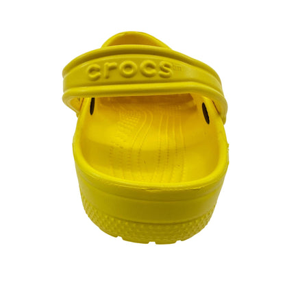 Crocs Classic Lemon Yellow Womens Sandal Clog