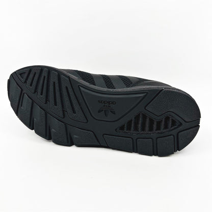 adidas ZX 1K Boost Triple Black Unisex Kids Athletic Sneaker G58921