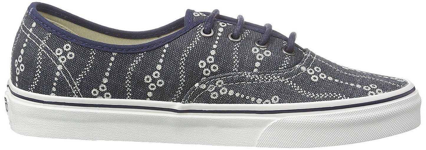 VANS Authentic (Indigo) Mood Indigo Navy Blue White Womens Casual Shoes