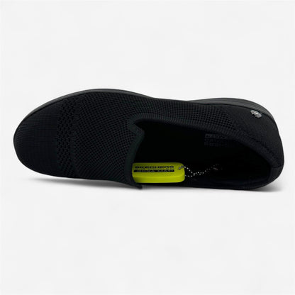 Skechers One The Go Dreamy Beaming Blacck Womens Casual Slip-On