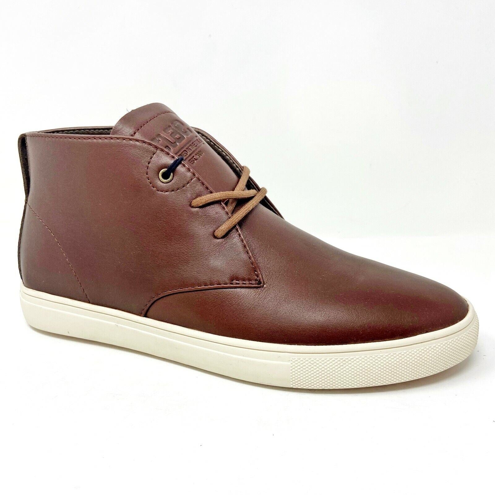 Clae Strayhorn SP Chestnut Tumbled Leather Mens Premium Casual Shoes