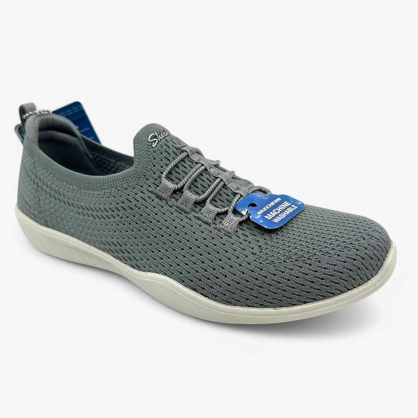 Skechers Newbury ST Starlight Stroll Gray Womens Casual Sneaker