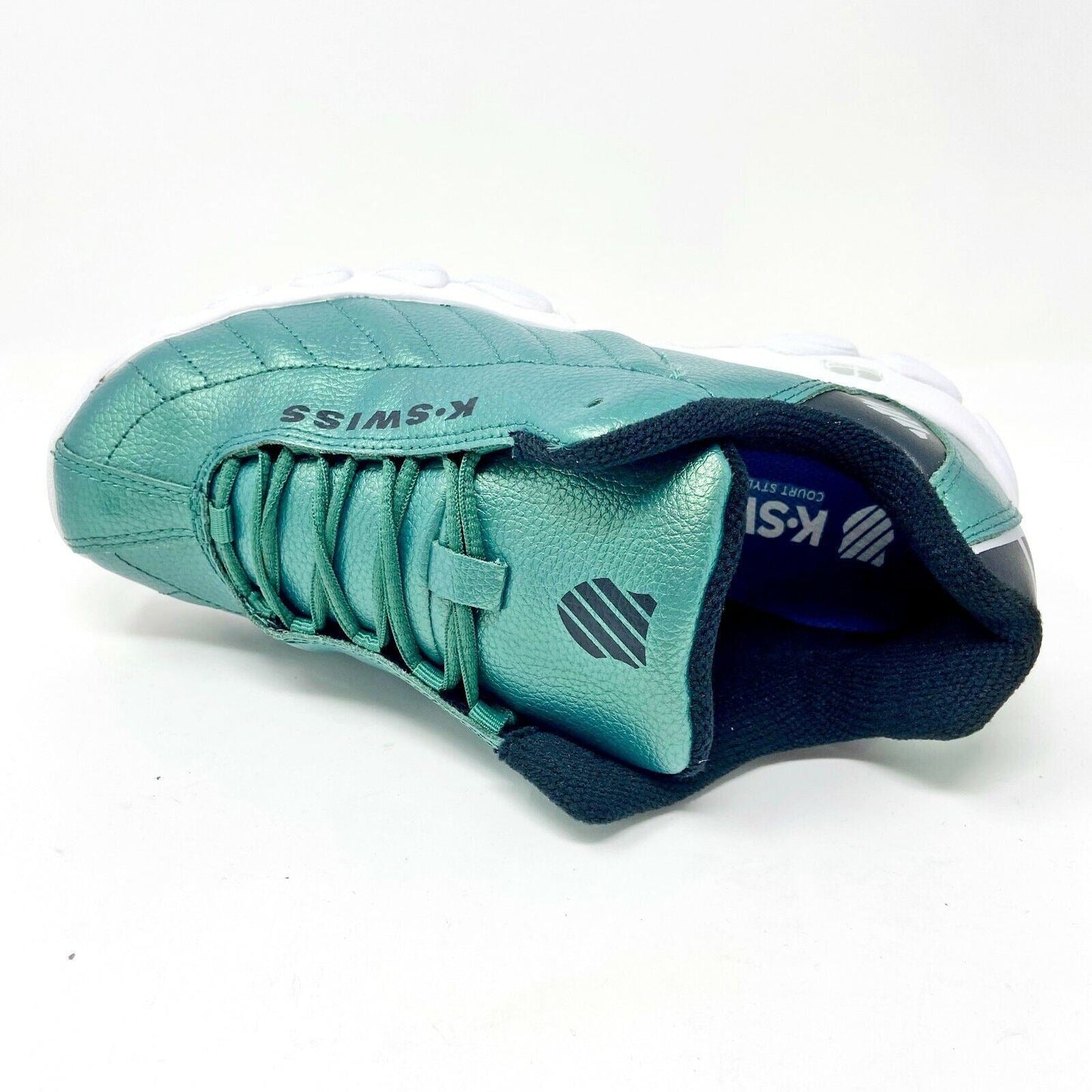 K-Swiss ST429 Metallic Teal Kids Casual Sneakers 86408 467