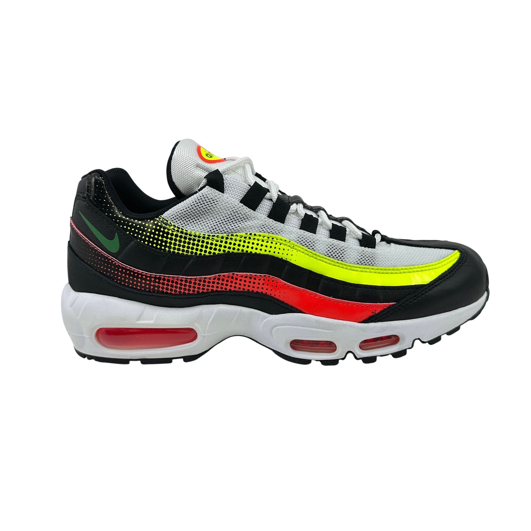 Nike Air Max 95 SE Black Aloe Verde Mens Size 9.5 Athletic Sneaker
