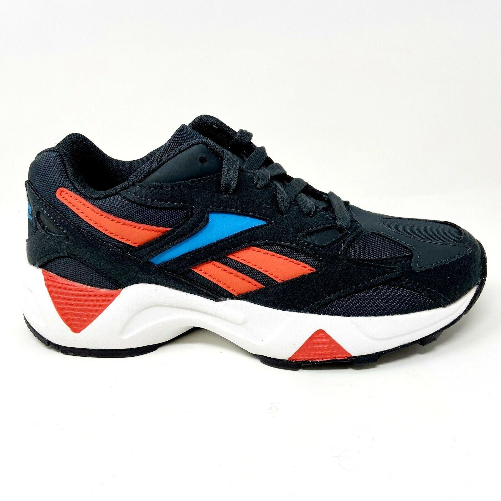 Reebok Aztrek 96 Grey Cyan Coral Womens Size 6 Trainers Sneaker DV8551