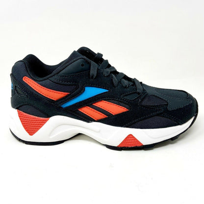 Reebok Aztrek 96 Grey Cyan Coral Womens Size 6 Trainers Sneaker DV8551