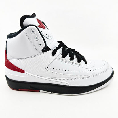 Nike Air Jordan 2 Retro White Varsity Red Black Womens Size 6.5 Sneakers